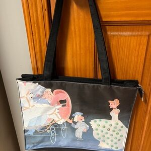 Disney Black and Blue Cinderella Shoulder Bag